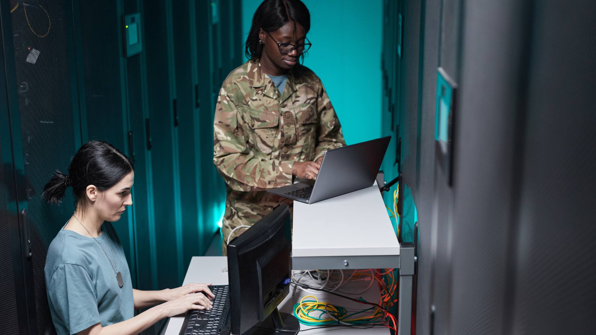 Cybersecurity operations on multiple monitors